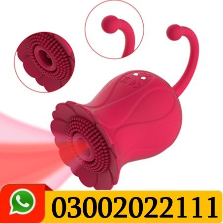 Sunflower Sucker Vibrator With Tongue Licking