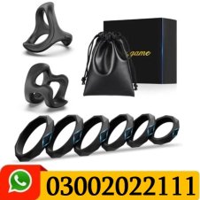 8 Silicone Cock Rings Set for Men In Pakistan