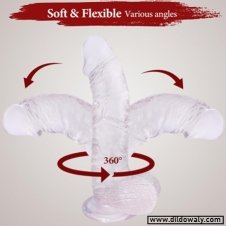 10 Clear Soft Realistic Huge Dildo in pakistan